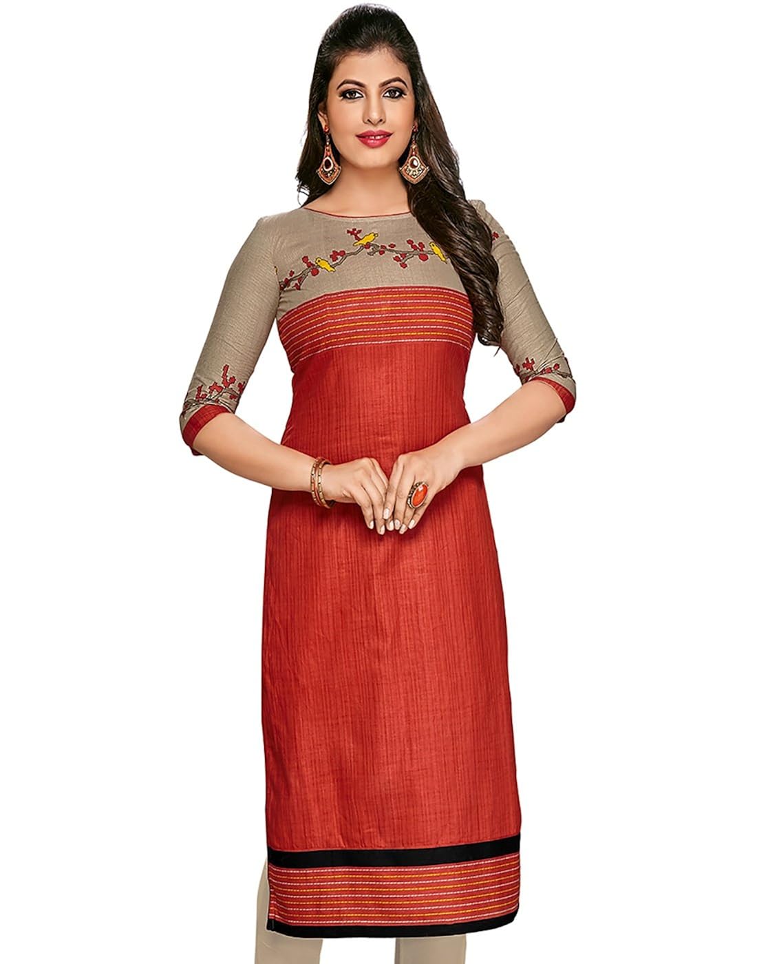 jevi prints women's unstitched kurti material