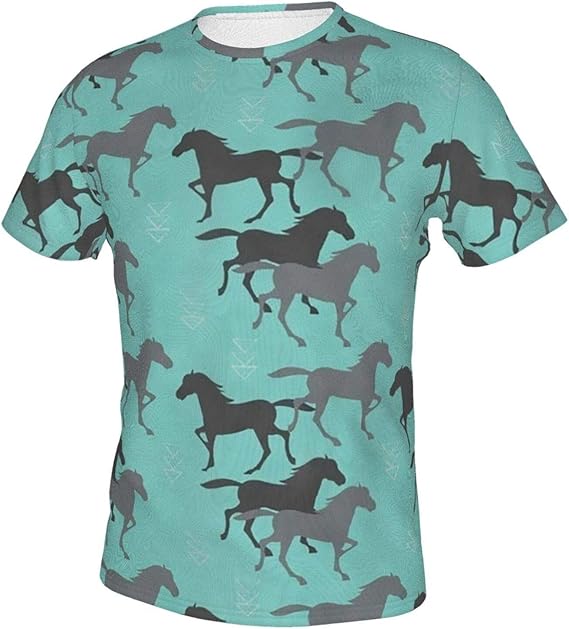 Amazon Co Jp Tシャツ メンズ 半袖 野生の馬のシルエット クルーネック 大きいサイズ ファッション カジュアル 定番 人気 ランキング スポーツ シャツ 下着 春 夏 秋 冬 服 ファッション小物