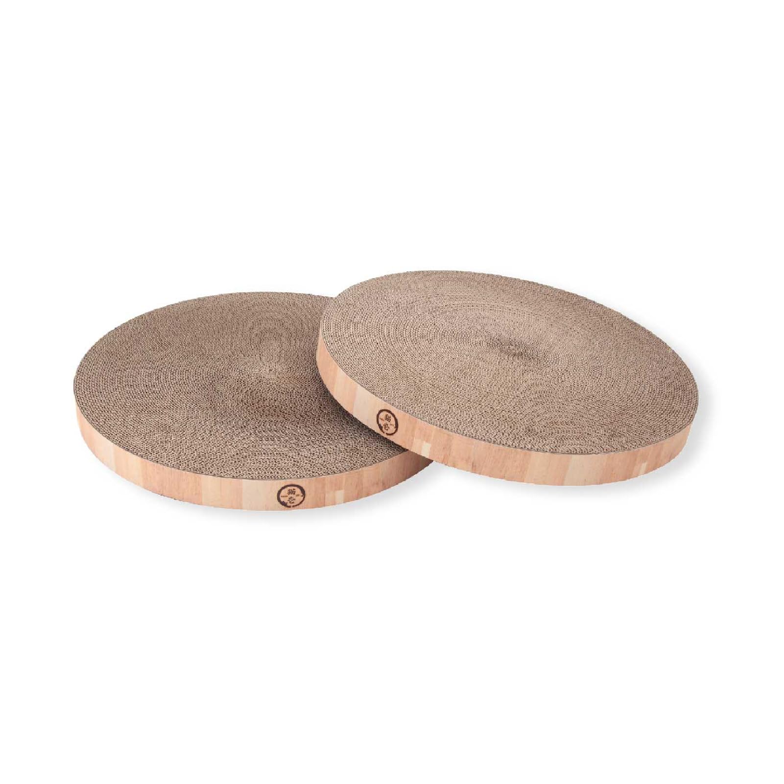 猫壱 バリバリボウル 爪研ぎ 交換用 2個セット ライトブラウン レギュラー商品画像