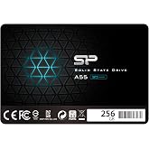 Silicon Power 256GB SSD 3D NAND A55 SLC Cache Performance Boost SATA III 2.5" Internal Solid State Drive SU256GBSS3A55S25AH
