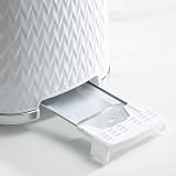 Daewoo Toaster 2 Slice Argyle Defrost Reheat Browning 7 Settings White view 3