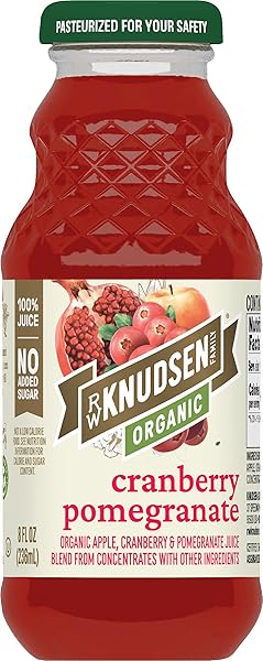 R.W. KNUDSEN ORGANIC CRANBERRY POMEGRANATE JUICE, 8 FL...