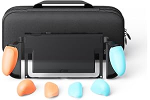 Savage Raven by Skull & Co. FissionGrip Bundle (Carrying Case included): Dockable Split Protective Case for Nintendo Switch 2