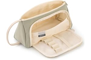 EASTHILL Big Capacity Pencil Case Pouch Pen Case Simple Stationery Bag School College Office Organizer for Teens Girls Adults Student