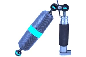 DIVTEK D52-160 Diving Buoyancy Arm with Nauticam Bayonet Mount for Diving Tray Video Light/Strobe Float Arm