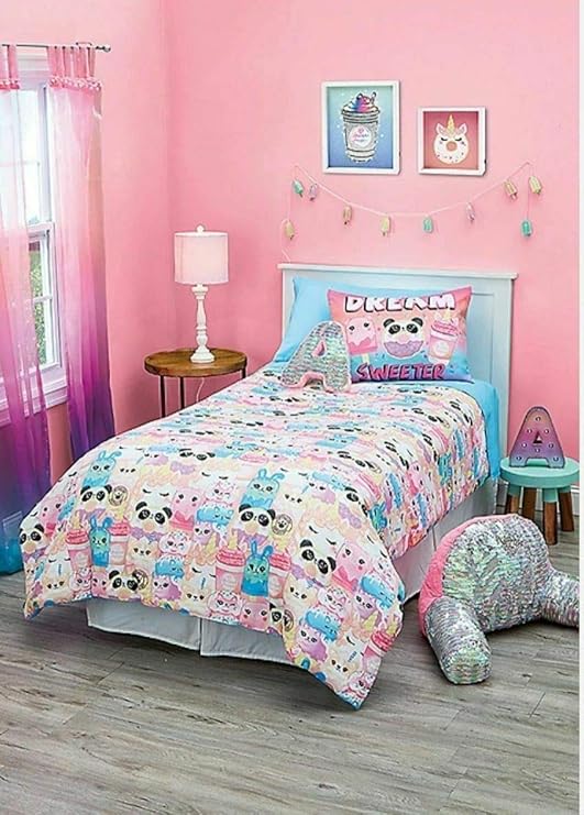 Amazon Com Justice Kids Girls Teens Comforter Set Twin Size