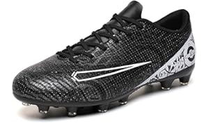 Biayvisas Soccer Cleats for Mens Womens Turf Soccer Shoes Indoor Footall Cleats High Ankle TF AG FG Football Boots Wide Training Sneaker