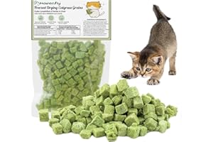 Cat Grass Treats for Cat, 120g Freezed Dried Snacks for Cats, Edible Cats Chew Toys, Kitten Treats for Cleaning Teeth Remove 