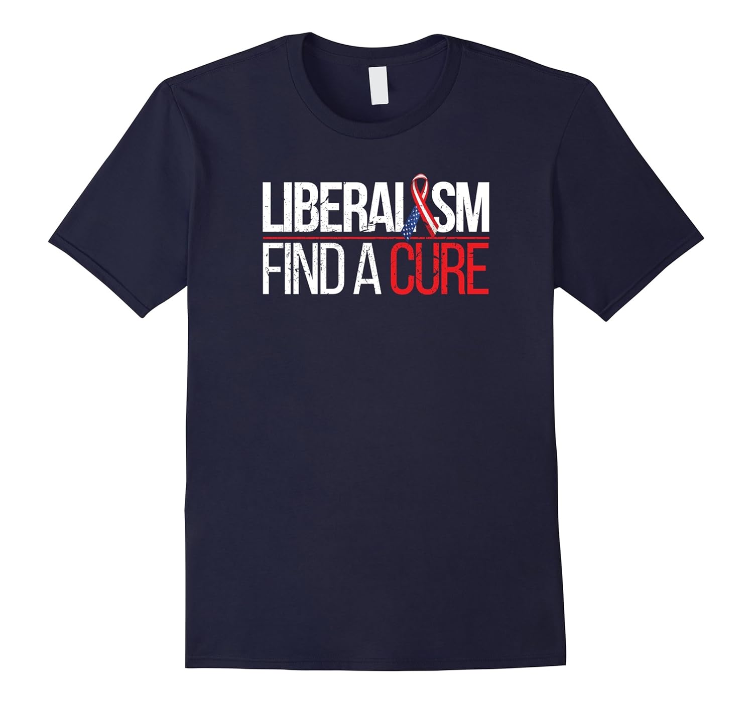 Liberalism Find a Cure Liberal Tears Snowflake T-Shirt-ANZ