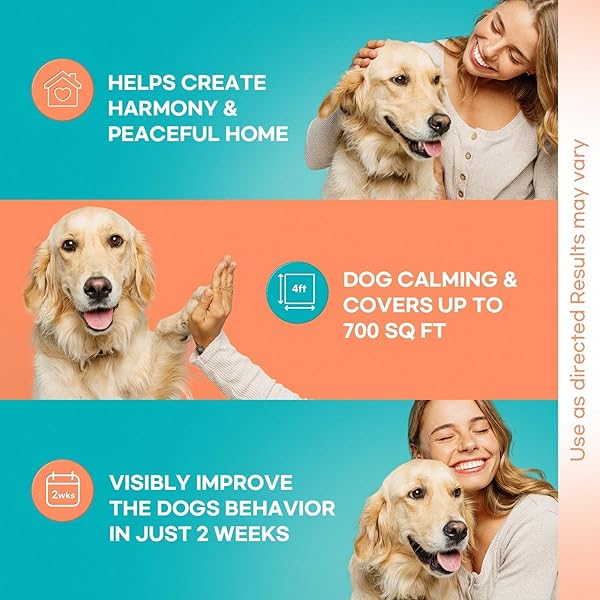 PROELOBARA DOG CALMING PHEROMONE PLUG DIFFUSER: DOG CALMING PHEROMONES DIFFUSER – REDUCES STRESS & ANXIETY CALMING PHEROMONE DIFFUSER FOR DOGS – CALM DOGS 60 SUPPLY
