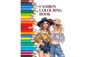 Fashion Colouring Book: Stylish and Trendy Outfits for Teenagers and Adults, Ideal for Relaxation and Creativity