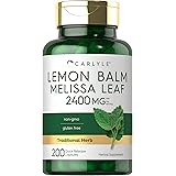 Carlyle Melissa Lemon Balm | 200 Capsules | Non-GMO and Gluten Free Formula | Melissa Leaf Traditional Herbal Supplement | Su