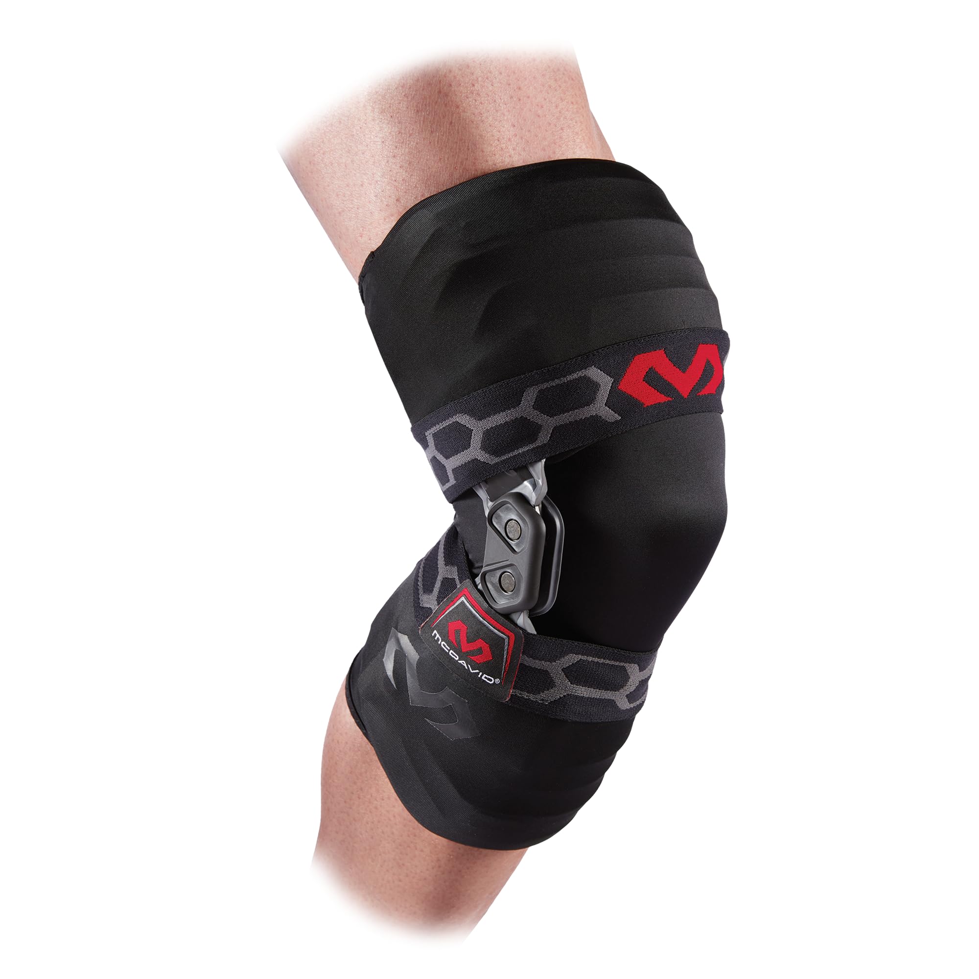 McDavid Knee Brace, Heavy Duty Hinged Knee Braces for Knee Pain, Instabilities, Ligament, ACL, MCL, PCL, Meniscus Injury, Pain Relief, Recovery, Preventive Hyperextension, Left or Right Side