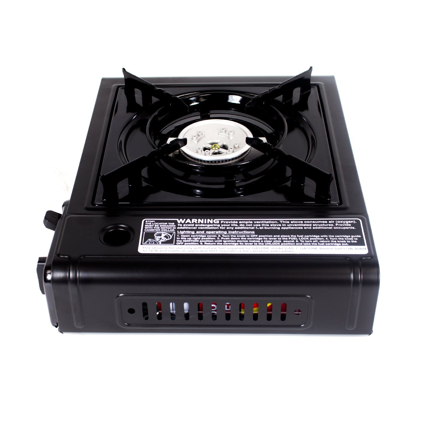 GAS ONE GS1000 7,650 BTU Portable Butane Gas Stove Automatic Ignition