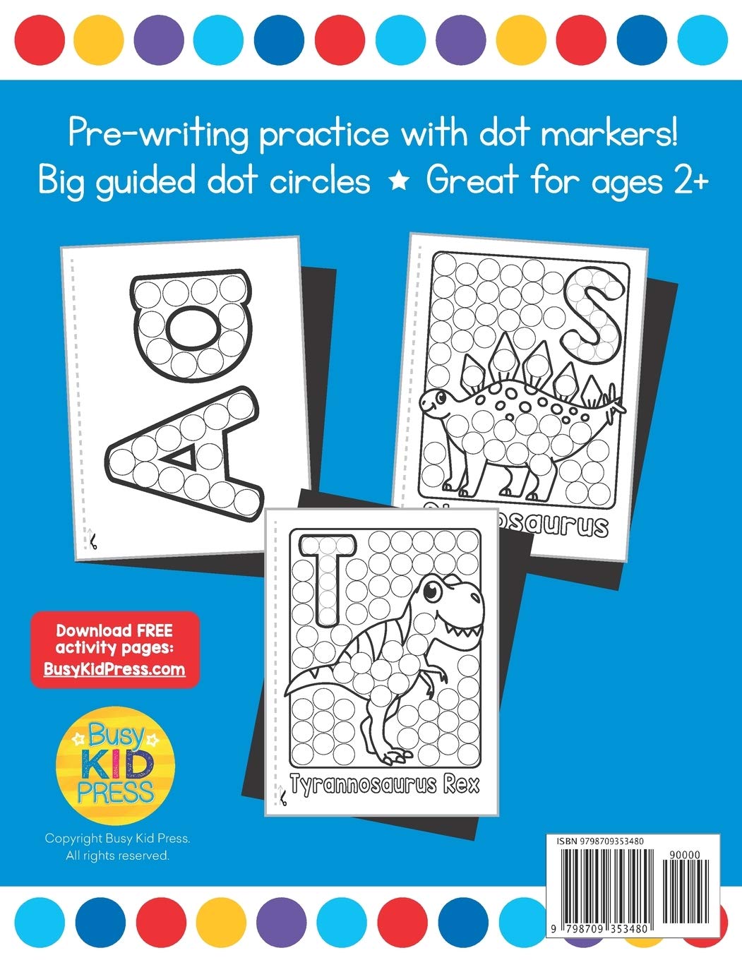 Mua Dinosaurs ABC Dot Markers Activity Book: Easy Toddler and Preschool ...