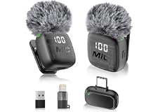 RICCHI Microphone Wireless Lavalier Microphones