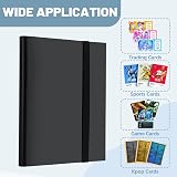 Lictin 9-Pocket Trading Card Album 396 Pockets Black Card Binder Folder Holder view 5