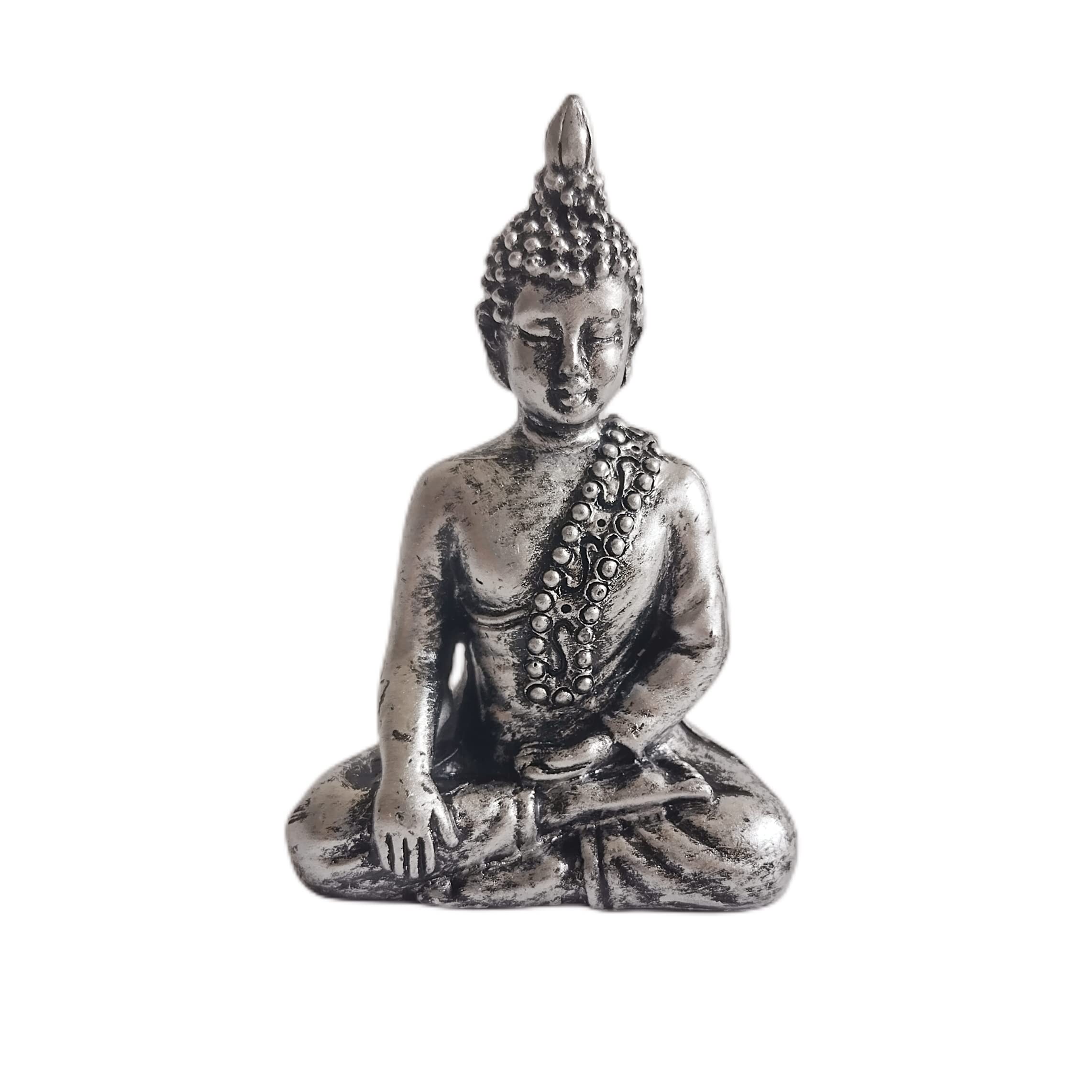 ZEN&TAO Miniature Buddha Statue for Tabletop Terrarium, Zen Garden, Fairy Garden, Bonsai Tree Decoration (Design A)