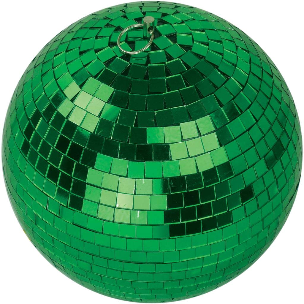 FX Lab Coloured Mirror Ball (8 Inch, Green)