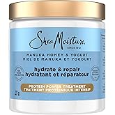 Shea Moisture Hydrate + Repair Protein Power Hair Treatment for dry, damaged hair Manuka Honey & Yogurt sulfate-free deep con