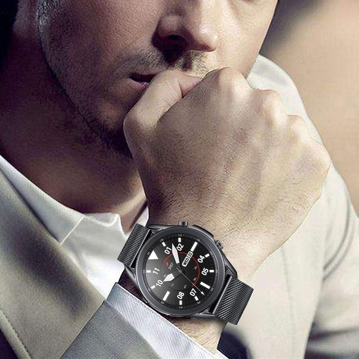 DEALELE Bracelet Compatible with Samsung Galaxy Watch 46 mm/Galaxy 3 45 mm/Gear S3 / Huawei Watch GT5 / GT5 Pro / 4/4 Pro / 3 / GT3 / GT2 46 mm - Image 5