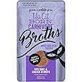 Tiki Cat Born Carnivore Broths, Duck & Chicken Recipe, Hydration and Flavor Supplement Cat Food Topper, 1.3 oz. Pouch (12 Count)