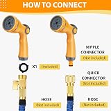 TengYi Garden Hose Spray Gun, 10 Patterns, Thumb Control, Ergonomic Handle view 3