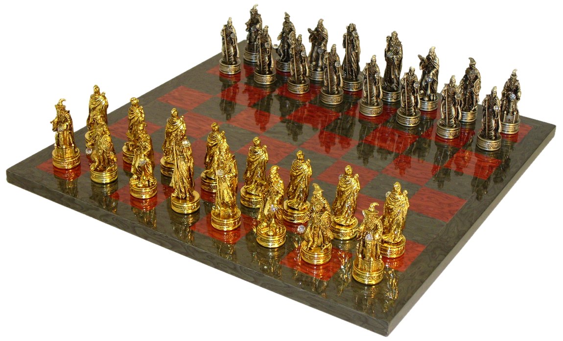 Fantasy Pewter Chess Set Amazon.co.uk Toys & Games