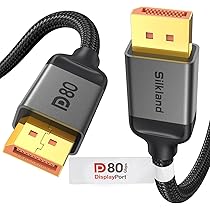 Silkland 54Gbps DisplayPort Cable 2.1 [VESA Certified], DP 2.1