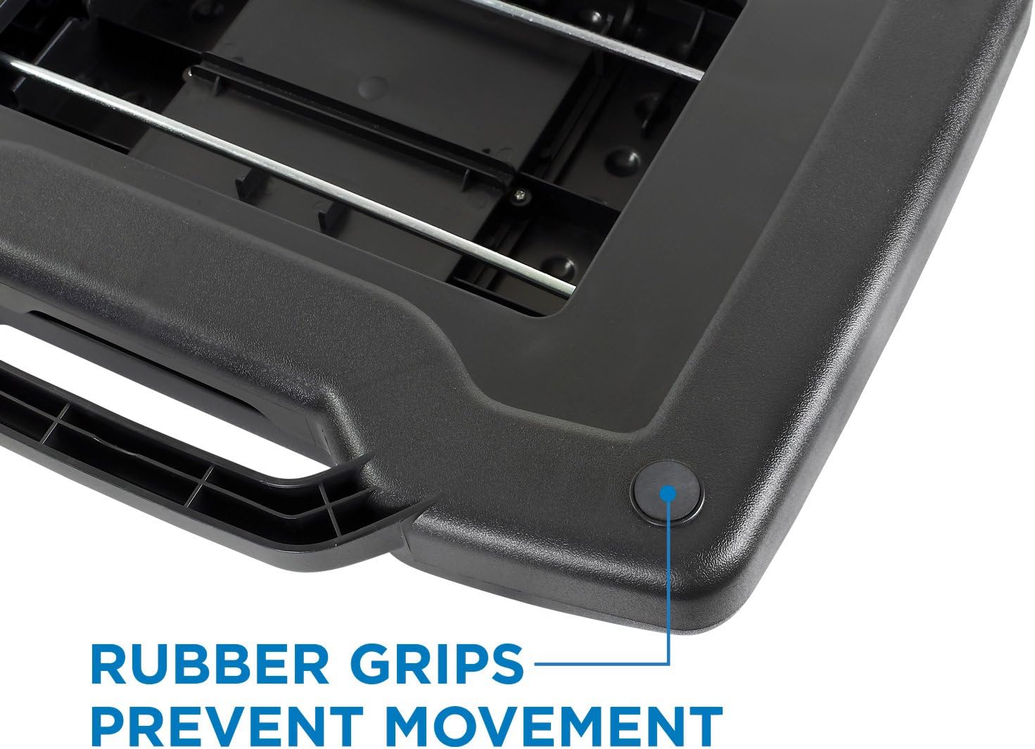 Mount-It! Adjustable Footrest with Massaging Bead | Adjustable Height and Tilt Office Foot Rest Stool for Under Desk Support | 5 Height Settings, 3 Tilt Settings | Black : Office Products