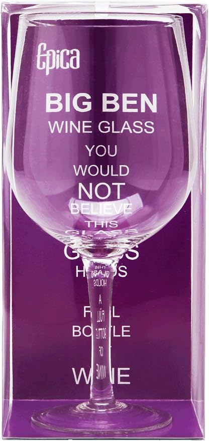 wine glass that holds a whole bottle amazon