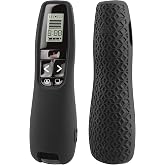 LEFXMOPHY Silicone Cover for Logitech Wireless Presenter R800 Remote Protective Case - Black
