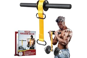 CEYOME Forearm Strengthener and Forearm Exerciser - 43.3 in or 51.2 in Wrist Roller, Wrist Strengthener with Durable Non-Slip Handle, Forearm Blaster, Ideal for Hand, Wrist, Forearm Strength Training