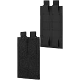 KRYDEX OUTDOOR Tactical MOLLE Hook&amp;Loop Panel,1Pcs Molle Loop Panel | Converter Mounting Platform for Pouches Patches ID Tag Ruck Pack Backpack Accessories