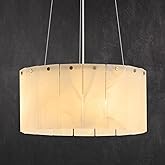 Modern Luxury Round Alabaster Chandelier: 11.8" Contemporary Natural Spanish Marble Stone Gold Chandeliers - White Small Drum Pendant Light for High Ceiling Foyer Entryway Bedroom Dining Room Bathroom