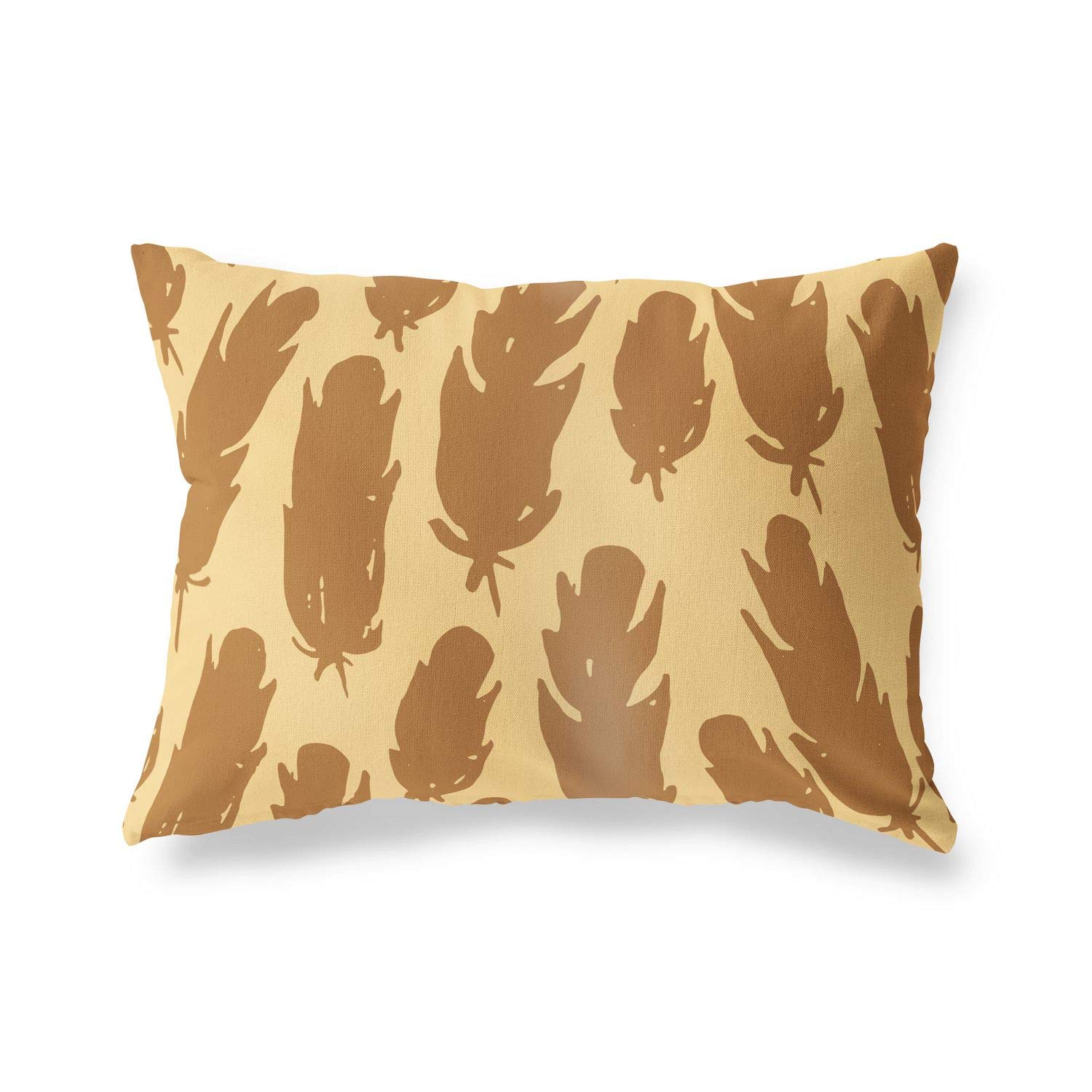 BonaMaison Decorative Cushion Cover, Brown Tones Throw Pillow Covers, Home Decorative Pillowcases for Livingroom, Sofa, Bedroom, Size: 45X60 Cm - Designed and Manufactured in Turkey