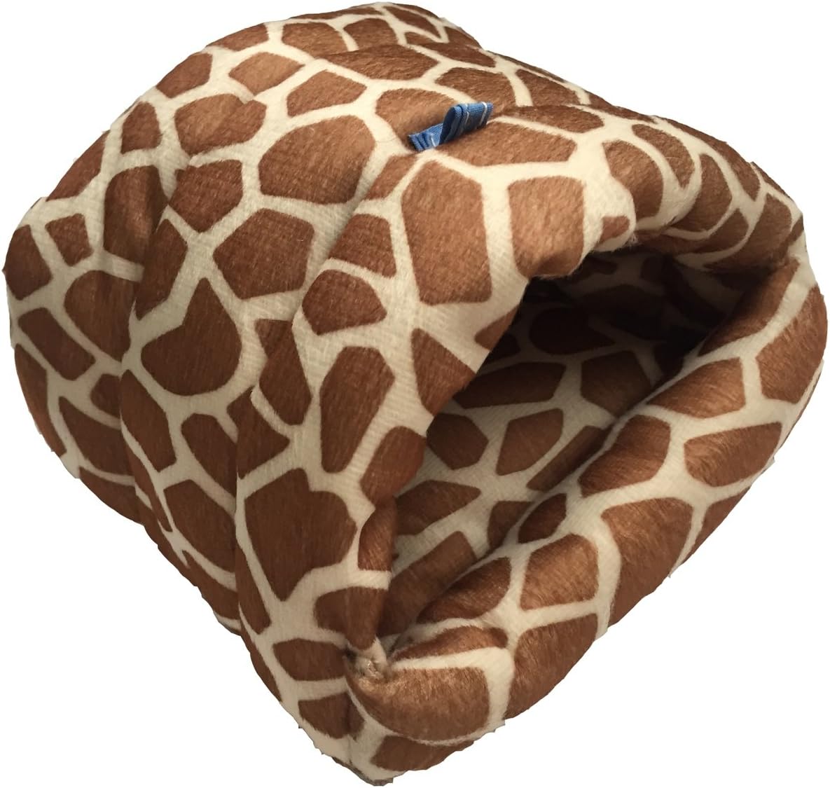 WOWOWMEOW Small Animals Warm Hanging Cage Cave Bed for Hamsters, Guinea-Pigs, Rats and Chinchillas (M, Giraffe)