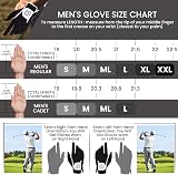 FINGER TEN Golf Glove Men Left Hand Rain Grip WeatherSof Pair Black M view 6