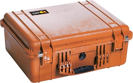 Peli 1550 - Maleta rígida con Espuma Protectora, Naranja: Amazon.es: Electrónica