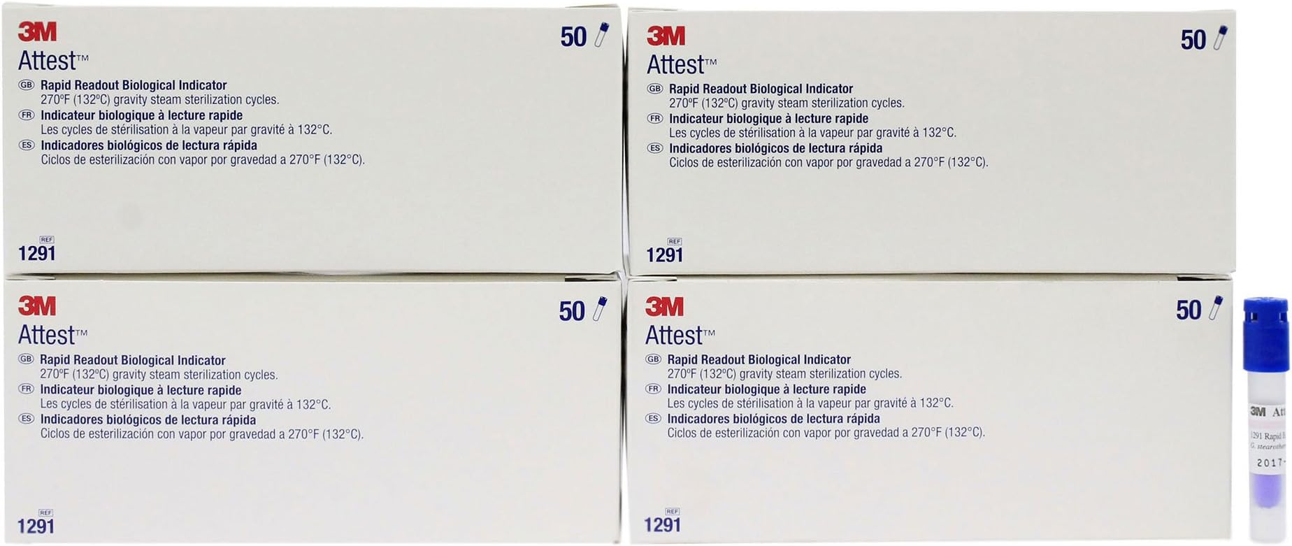 3M 1291 Attest Rapid Readout Indicators - Case of 200 - Sterilization Monitoring