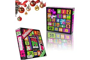 NIGRITY Nee Doh Squishmas Advent Calendar 2024, Nee doh advent calendar, Christmas Squishy Advent Calendar 2024, 24 Day Squishies Christmas Countdown Calendar with 24 Piece Mini Squeeze Tοys Xmas Gift (1 pcs)