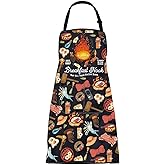 CMNIM Calcifer Apron Japanese Anime Gifts for Cartoon Lovers Fans Calcifer's Skillet Breakfast Aprons Fire Demon Flame Gift