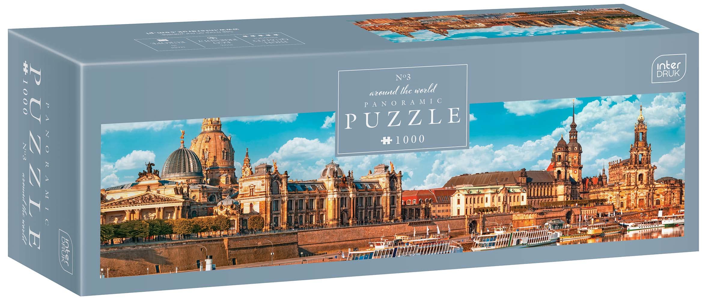 Interdruk Jigsaw Puzzle 1000 pieces Panoramic - Around The World no. 3 — image 1