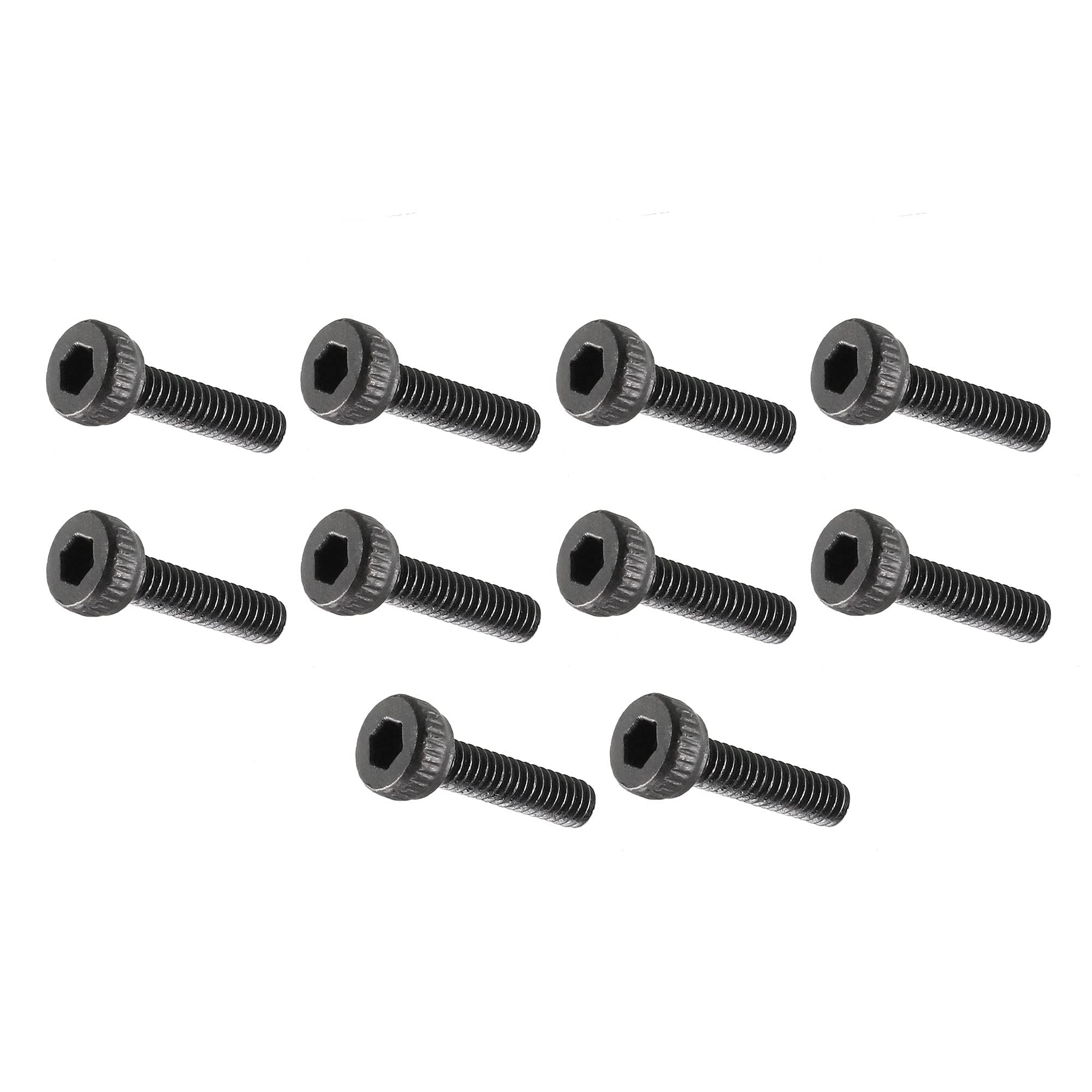 MACHSWON M2x8mm Hex Socket Head Cap Screws Bolts Full Thread 12.9 Grade Alloy Steel Black Oxide Finish Allen Socket Drive Machine Screws 50Pcs — image 1