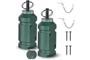 WALLACE FORGE Perimeter Trip Alarm,12 Gauge Camping Trip Wire Alarm Device with 4pcs Screws,Early Warning Security System for Outdoor and Property Safety/Bear Deterrent -Dark Green (Adapter Not Included