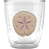 Tervis Beachcomber Collection Sand Dollar Made in USA Double Walled Insulated Tumbler Travel Cup Keeps Drinks Cold & Hot, 12oz, Sand Dollar