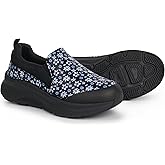 Hawkwell Women's Slip On Arch Support Lightweight Slip Resistant Comfortable Nurse Shoes