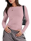 ANRABESS Women’s Long Sleeve Shirts Tight Fitted