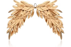 KNITGRIP 32'' Faux Gold Bay Christmas Swags for Decorating Artificial Gold Bay Leaf Swag Wreath Decoration Christmas Mailbox Garland for Xmas Holiday Decor Home Indoor Outdoor