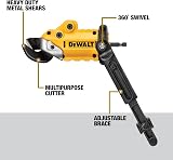 DEWALT DWASHRIR Metal Shears Attachment 18GA 360 Degree Swivel Hex Shank view 3
